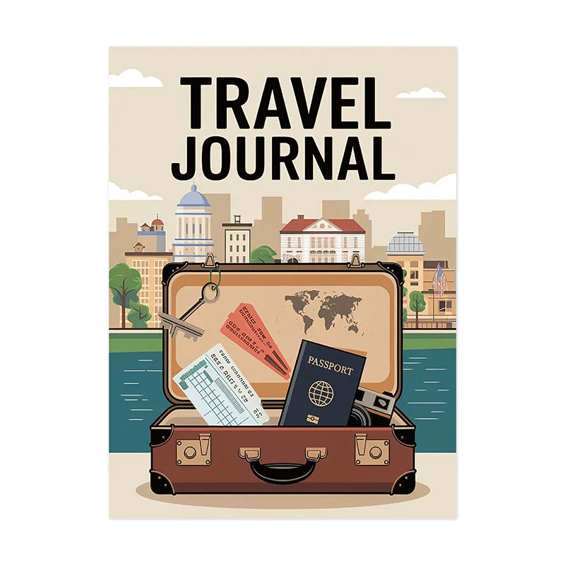 Travel Planning Digital Journal Vacation Trip Planner Itinerary Recording Budget Management and Destination Guide Handbook
