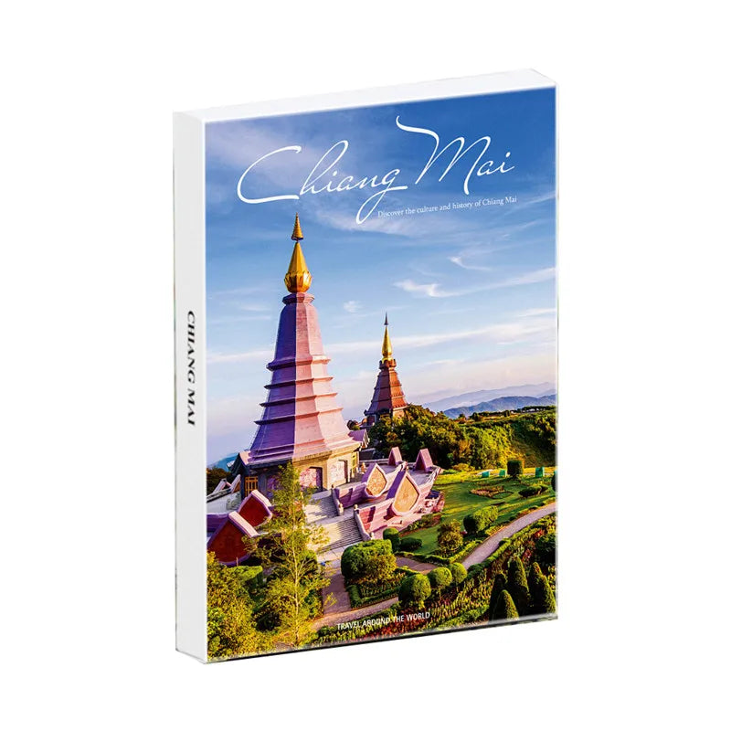 Travel Around The World Theme Postcards HD Scenic Greeting Card Journal Decoration Scrapbooking Background Card Wall Stickers
