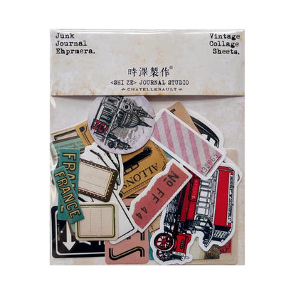 My Journey Travel Stickers; Decorative Ticket Stickers for Journals & Scrapbooks