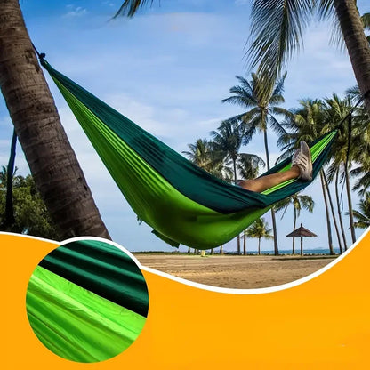 The Venturio Single Camping Hammock: Portable & Breathable Parachute Nylon