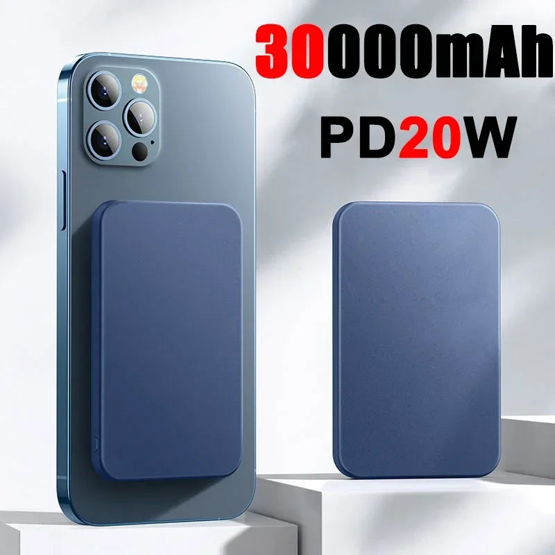 Magnetic Wireless Power Bank; Fast Charging Portable Battery