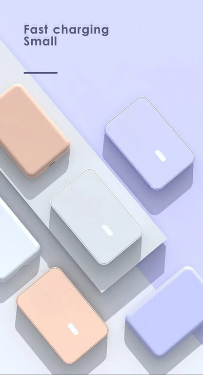 Magnetic Wireless Power Bank; Fast Charging Portable Battery