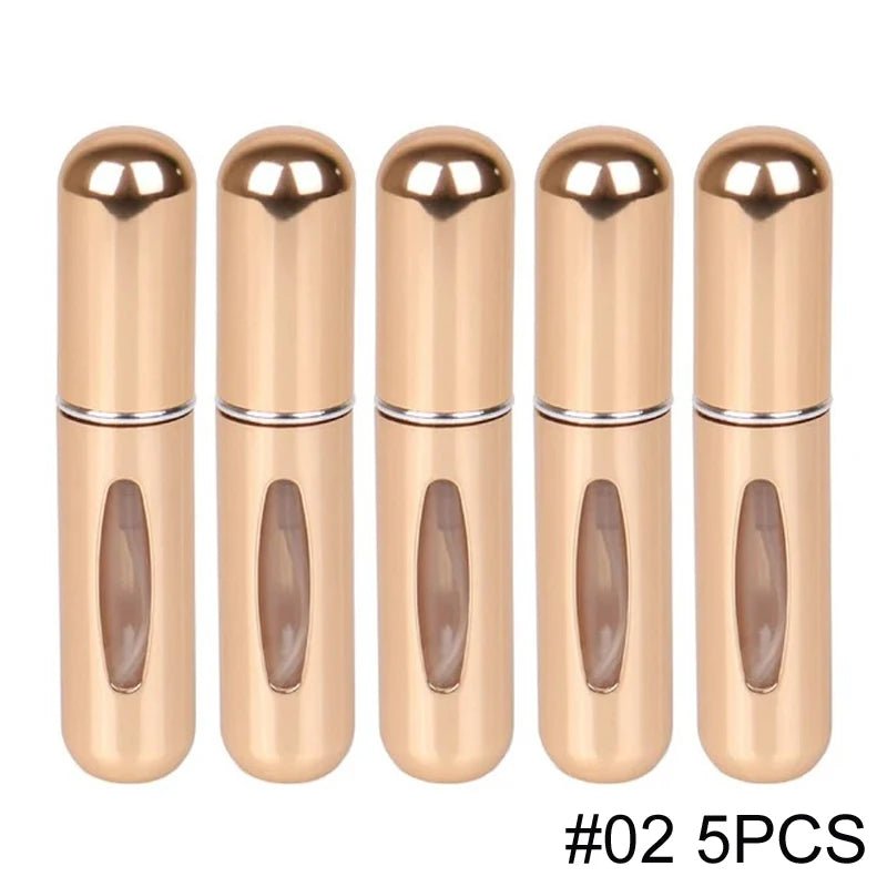 The Venturio 5ml Travel Perfume Bottle; Refillable Atomizer for Handbag & Pocket