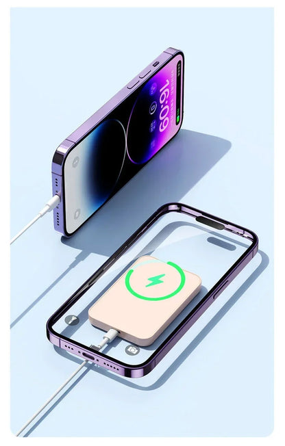 Magnetic Wireless Power Bank; Fast Charging Portable Battery