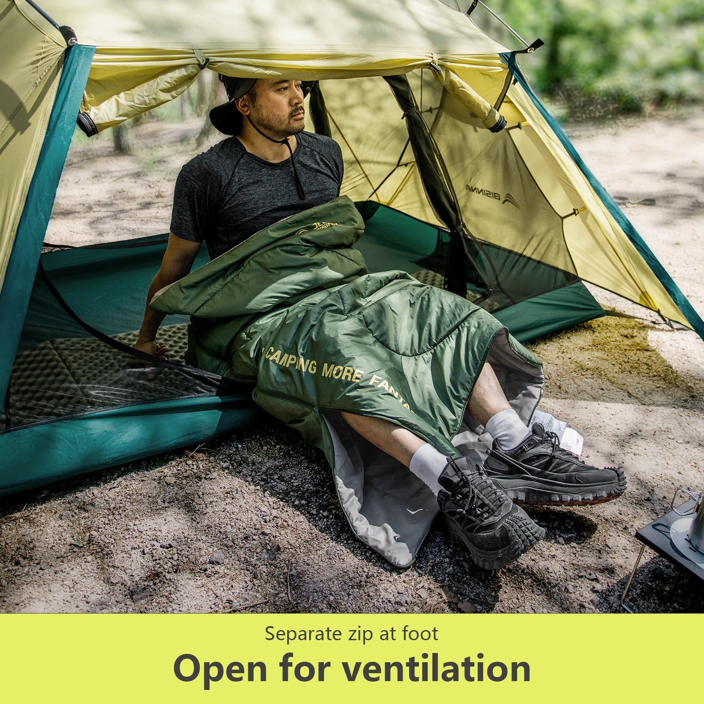 The Venturio Lightweight Sleeping Bag: Compact Summer Bag for Hiking & Travel