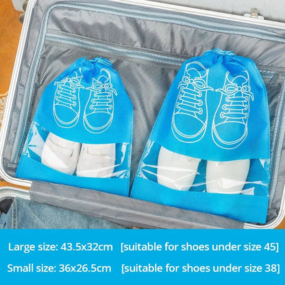The Venturio Waterproof Shoe Bags for Travel – Set of 5, Large Capacity Organizer