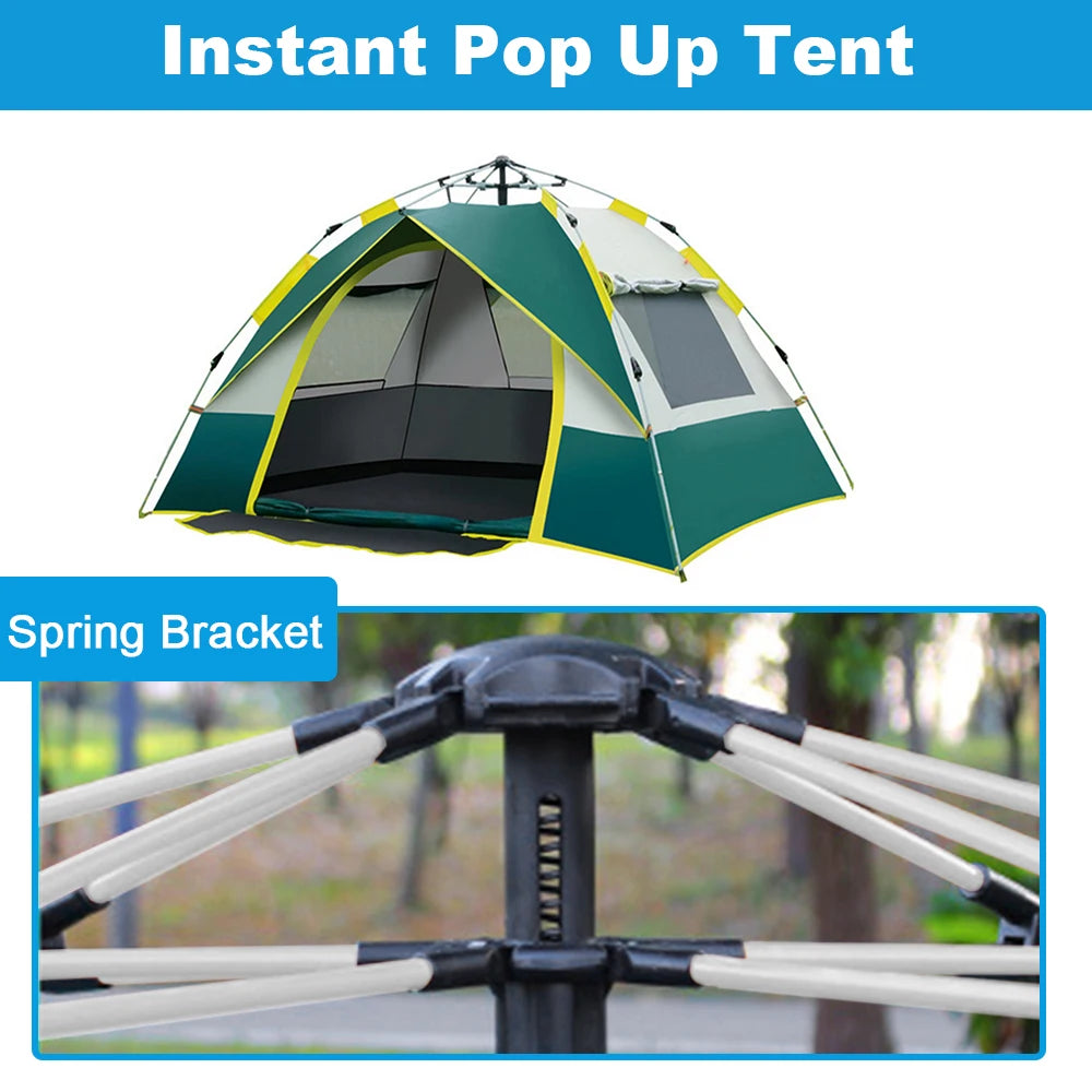 The Venturio Instant Pop-Up Tent – Waterproof 2-3 Person Family Camping Tent