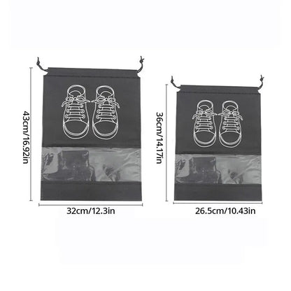 The Venturio Waterproof Shoe Bags for Travel – Set of 5, Large Capacity Organizer