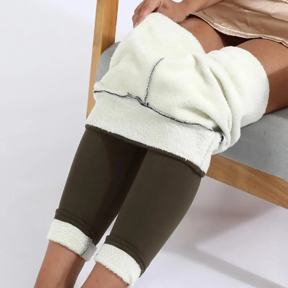 Extra thick thermal leggings for winter Thermal Fleece-Lined Pantyhose