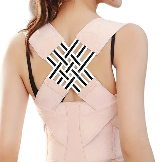 Adjustable Posture Corrector; Support for Upper & Middle Back Alignment