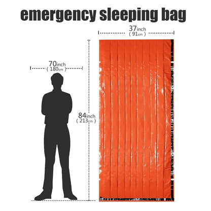 Thermal Mylar Bivy Bag: Waterproof Survival Sleeping Bag for Emergencies