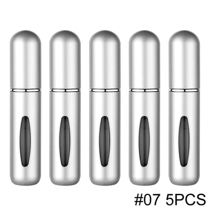 The Venturio 5ml Travel Perfume Bottle; Refillable Atomizer for Handbag & Pocket