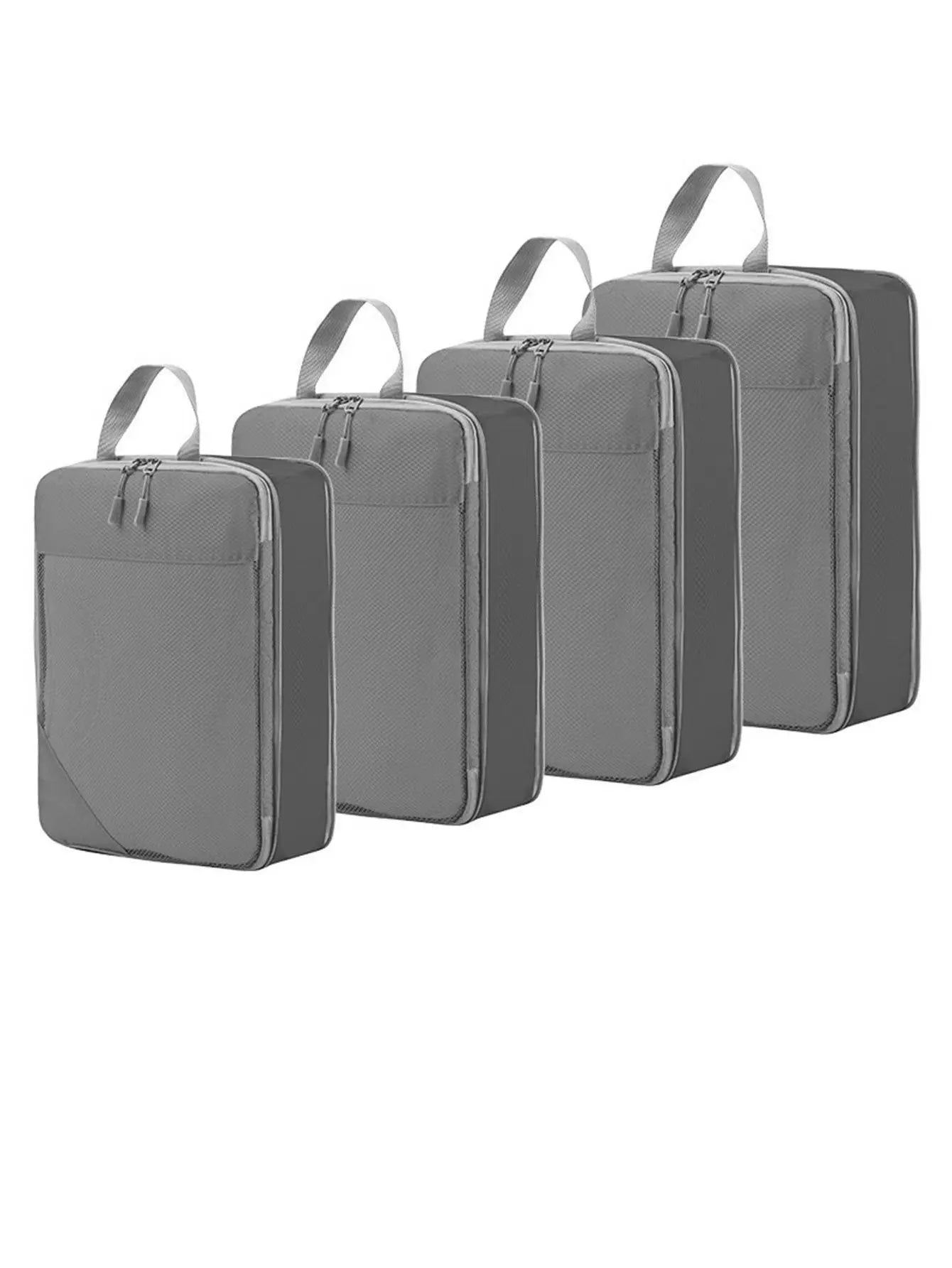 Compression Packing Cubes for Travel; Expandable Lightweight Packing Organizers for Suitcases