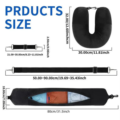 Fillable Travel Pillowcase Organiser; Pack Smart, Rest Better