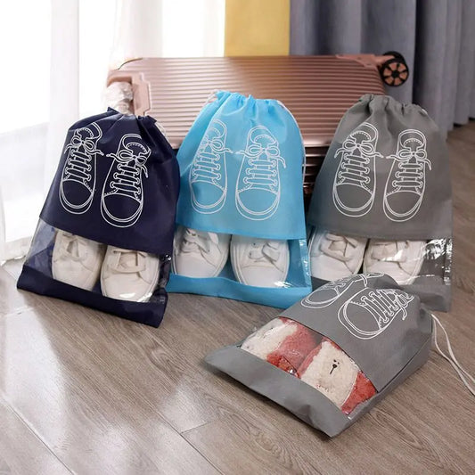 The Venturio Waterproof Shoe Bags for Travel – Set of 5, Large Capacity Organizer