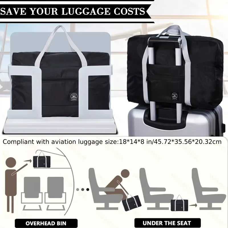 The Venturio Foldable Travel Duffle Bag – Lightweight Carry-On