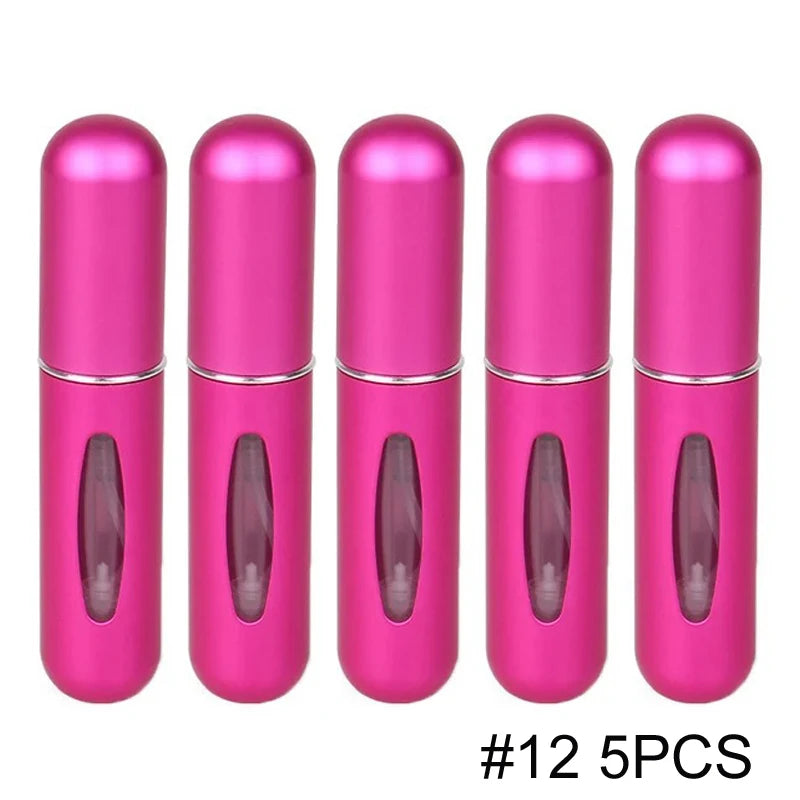 The Venturio 5ml Travel Perfume Bottle; Refillable Atomizer for Handbag & Pocket