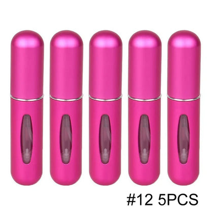 The Venturio 5ml Travel Perfume Bottle; Refillable Atomizer for Handbag & Pocket