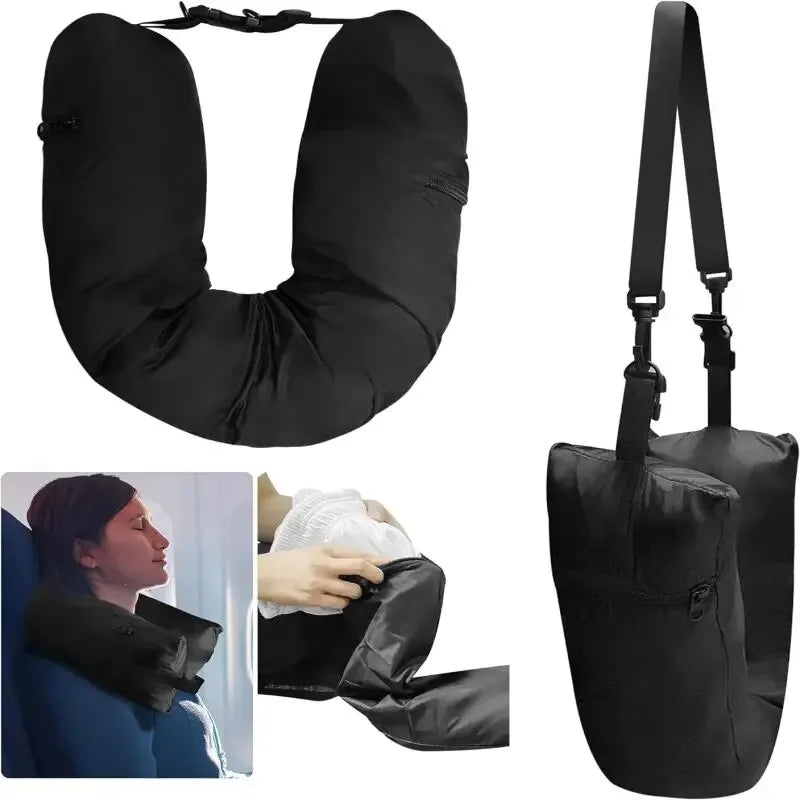 Fillable Travel Pillowcase Organiser; Pack Smart, Rest Better