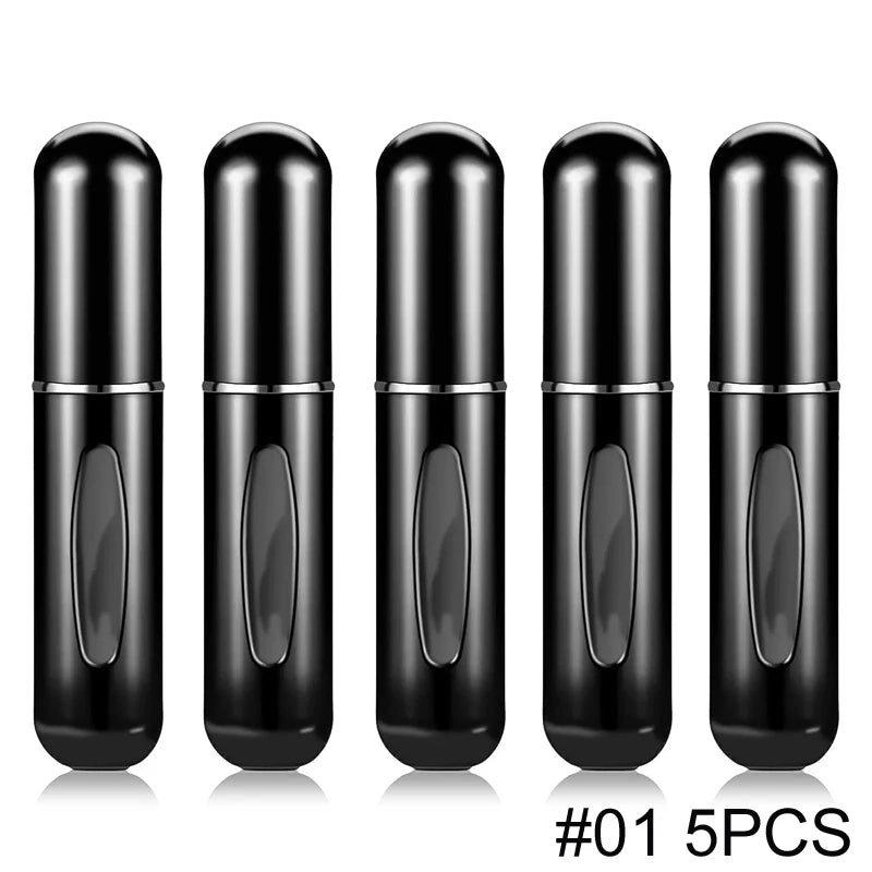 The Venturio 5ml Travel Perfume Bottle; Refillable Atomizer for Handbag & Pocket