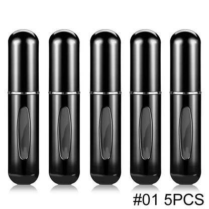 The Venturio 5ml Travel Perfume Bottle; Refillable Atomizer for Handbag & Pocket