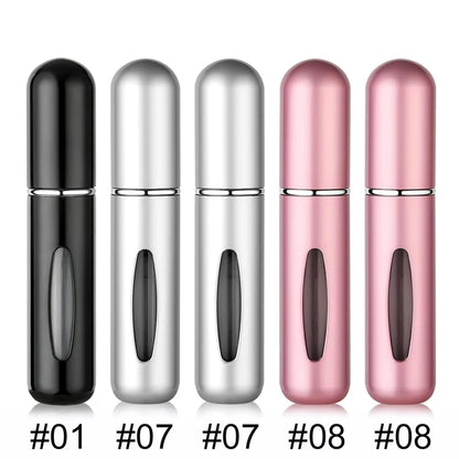 The Venturio 5ml Travel Perfume Bottle; Refillable Atomizer for Handbag & Pocket