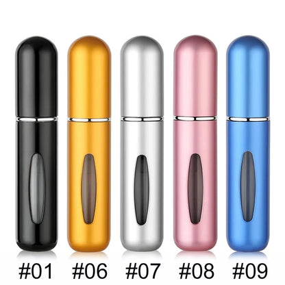 The Venturio 5ml Travel Perfume Bottle; Refillable Atomizer for Handbag & Pocket