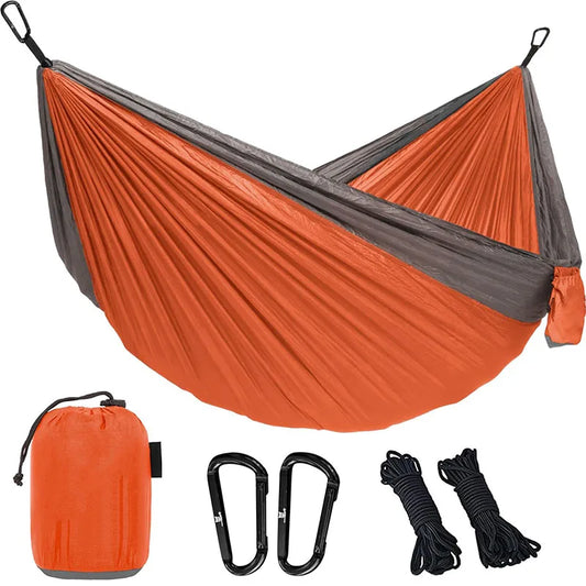 The Venturio Single Camping Hammock: Portable & Breathable Parachute Nylon