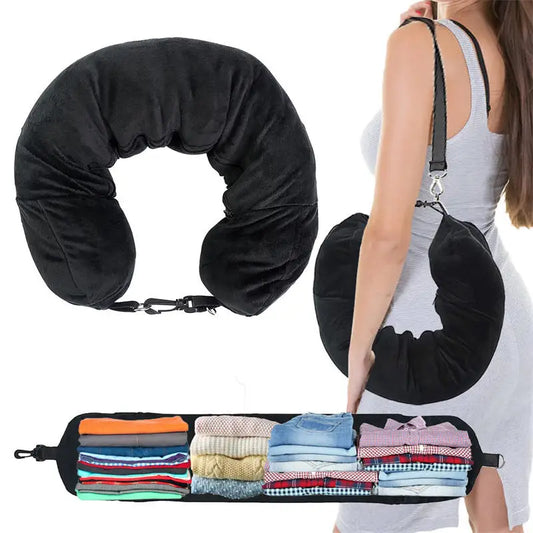 Fillable Travel Pillowcase Organiser; Pack Smart, Rest Better