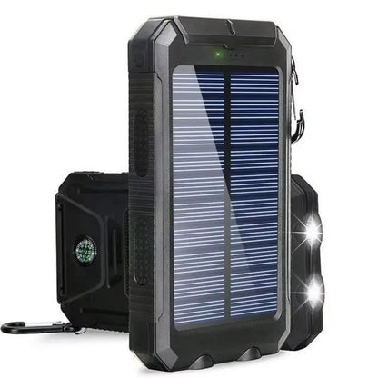 The Venturio 80000mAh Solar Power Bank – Outdoor Charger with Compass & LED