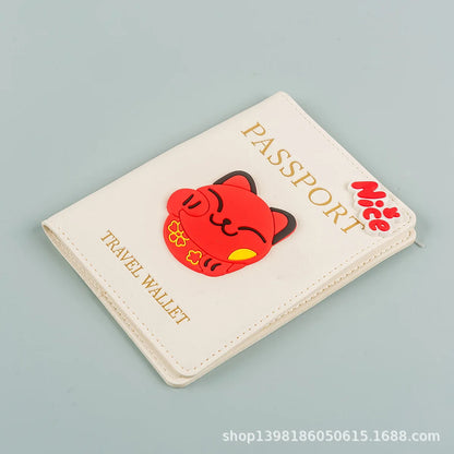 Anime Themed Passport Cover; Stylish Protection for Travel Essentials
