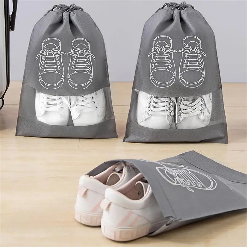 The Venturio Waterproof Shoe Bags for Travel – Set of 5, Large Capacity Organizer