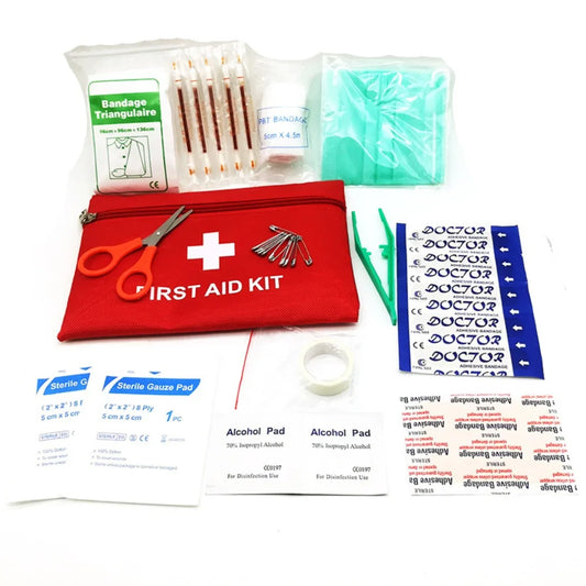 The Venturio 13-Piece First Aid Kit: Portable Emergency Kit for Travel & Outdoors