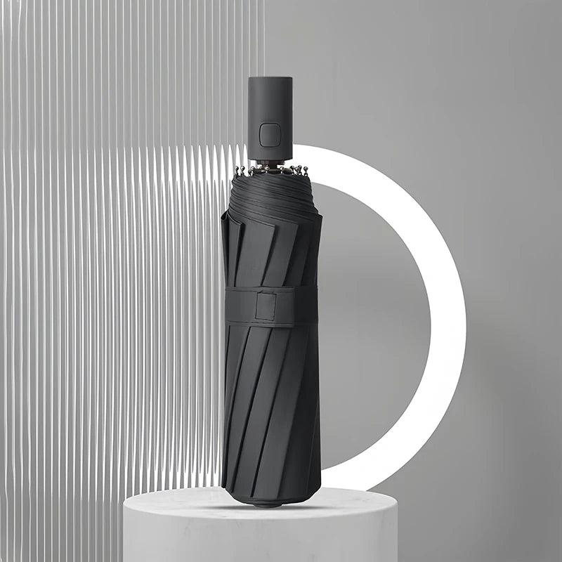 The Venturio Heavy Duty Windproof Umbrella – Auto Open/Close, Compact for Travel
