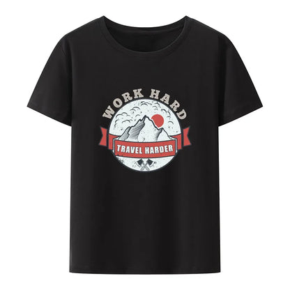 The Venturio "Travel Is My Therapy" T-Shirt – Casual Summer Tee