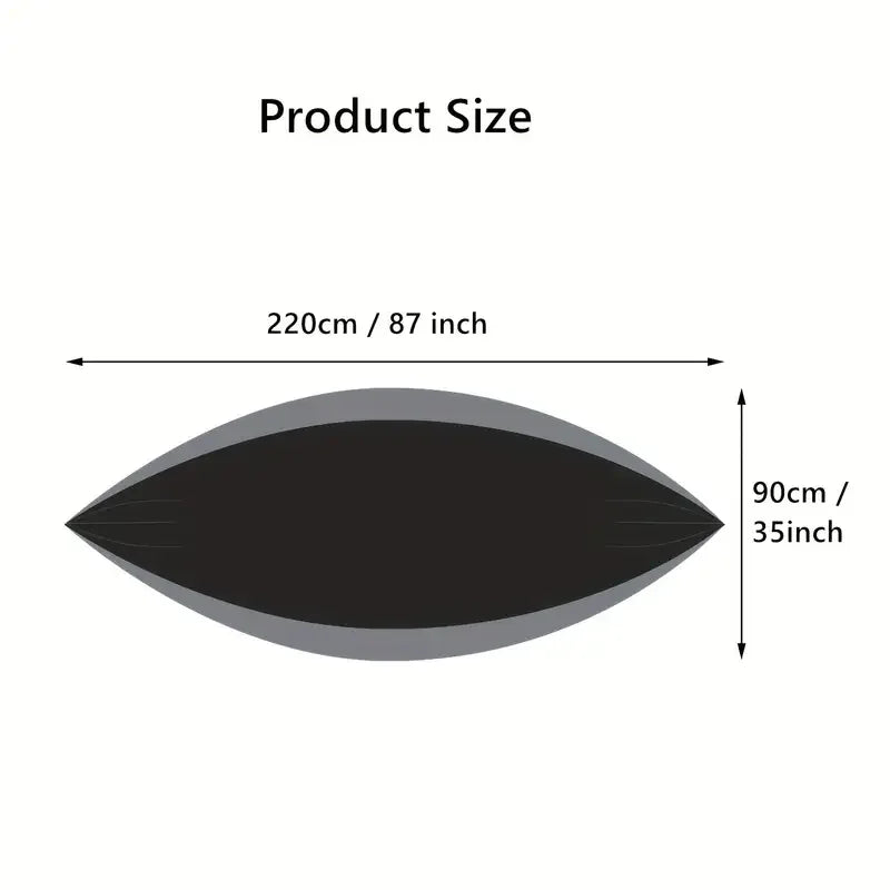 The Venturio Single Camping Hammock: Portable & Breathable Parachute Nylon
