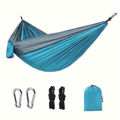 The Venturio Single Camping Hammock: Portable & Breathable Parachute Nylon