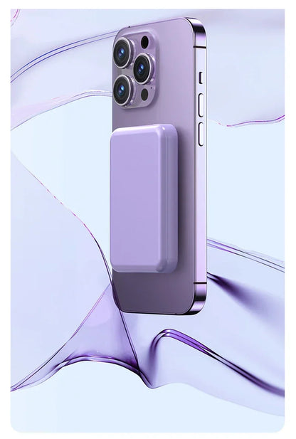 Magnetic Wireless Power Bank; Fast Charging Portable Battery