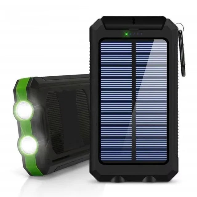 The Venturio 80000mAh Solar Power Bank – Outdoor Charger with Compass & LED