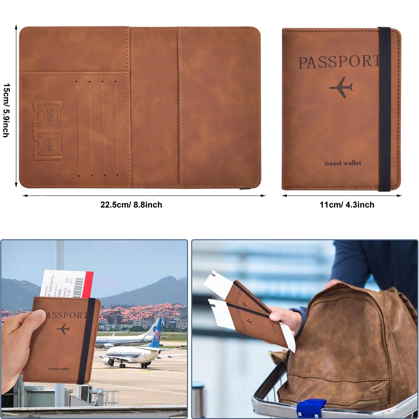 Passport Holder; Secure, Organized & Designed for Modern Travel