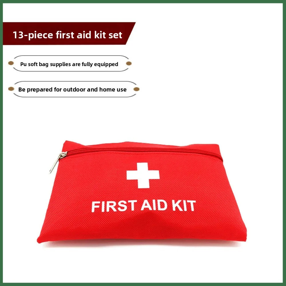 The Venturio 13-Piece First Aid Kit: Portable Emergency Kit for Travel & Outdoors