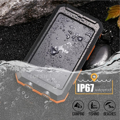 The Venturio 80000mAh Solar Power Bank – Outdoor Charger with Compass & LED