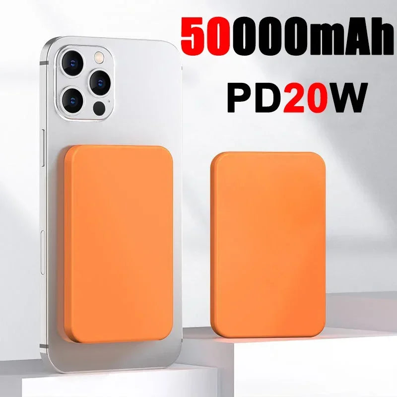 Magnetic Wireless Power Bank; Fast Charging Portable Battery