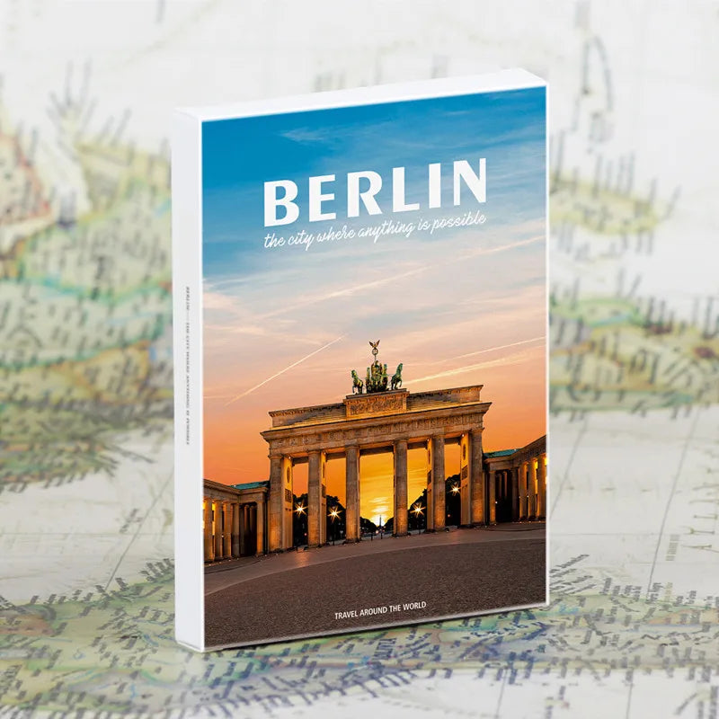 Travel Around The World Theme Postcards HD Scenic Greeting Card Journal Decoration Scrapbooking Background Card Wall Stickers