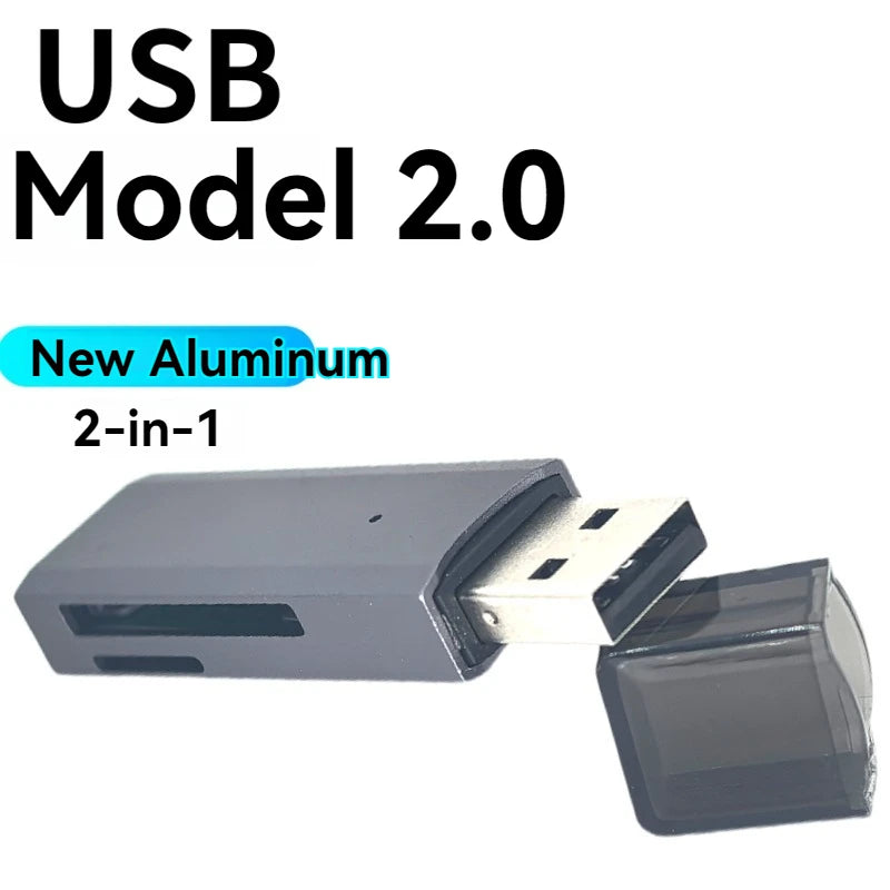 2-in-1 USB 3.0 Card Reader; Fast, Compact & Travel-Ready Data Access