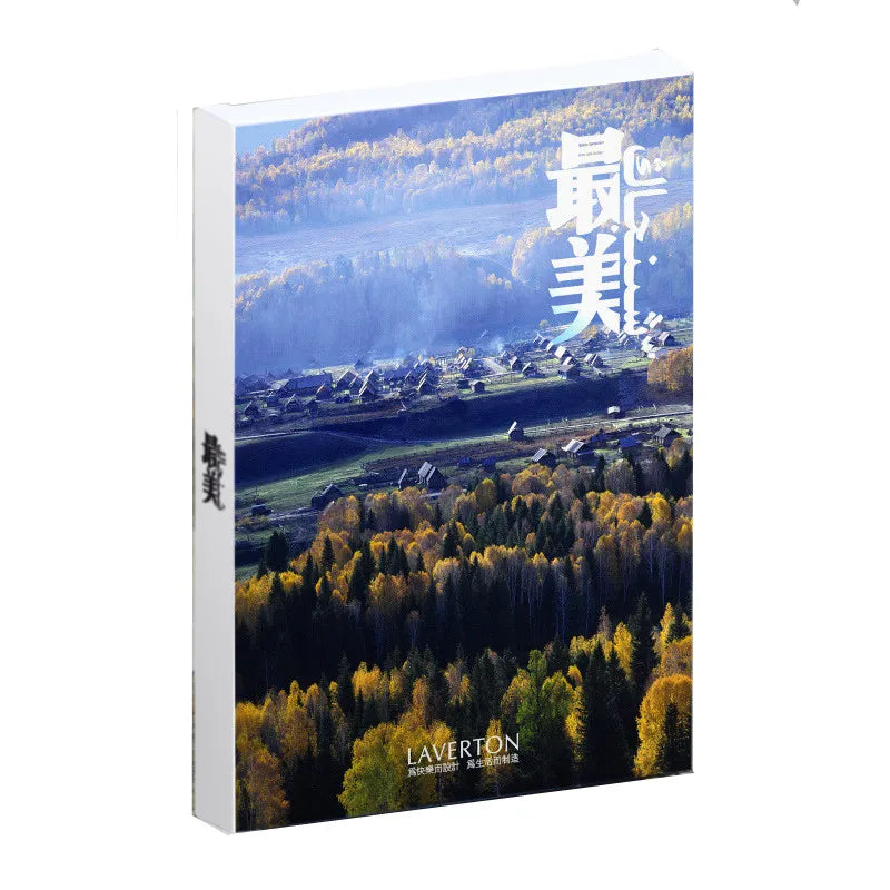 Travel Around The World Theme Postcards HD Scenic Greeting Card Journal Decoration Scrapbooking Background Card Wall Stickers