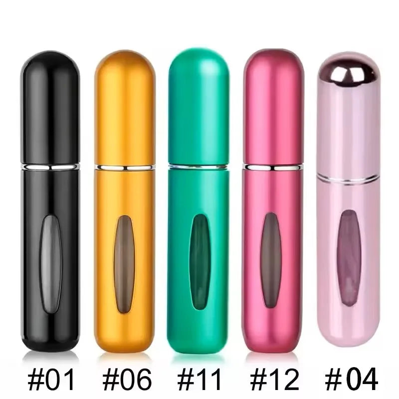 The Venturio 5ml Travel Perfume Bottle; Refillable Atomizer for Handbag & Pocket