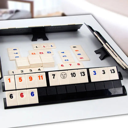 Travel Rummy Set, Rummikub, Rummybrix, Mahjong - Casual Party, Table Games, Pull Games, Chess, Number Pairing Game, Travel Game