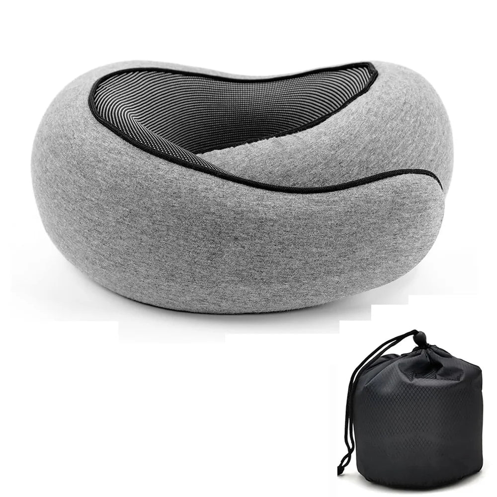 The Venturio Memory Foam Travel Pillow – Snail Design for Head & Neck Support