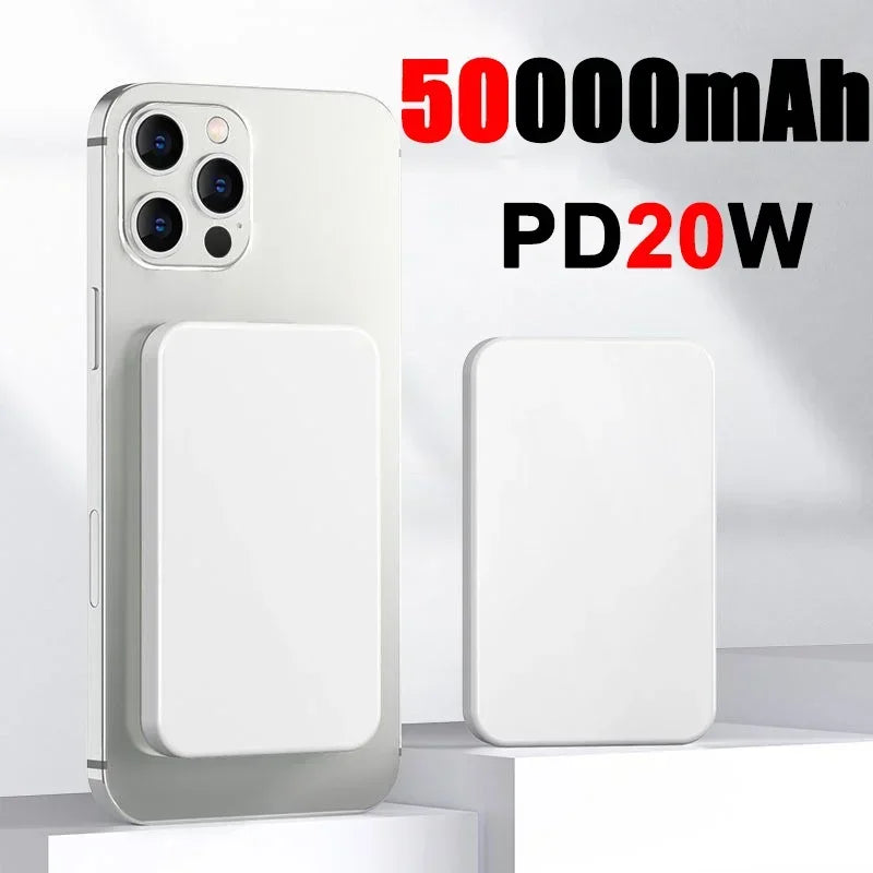 Magnetic Wireless Power Bank; Fast Charging Portable Battery